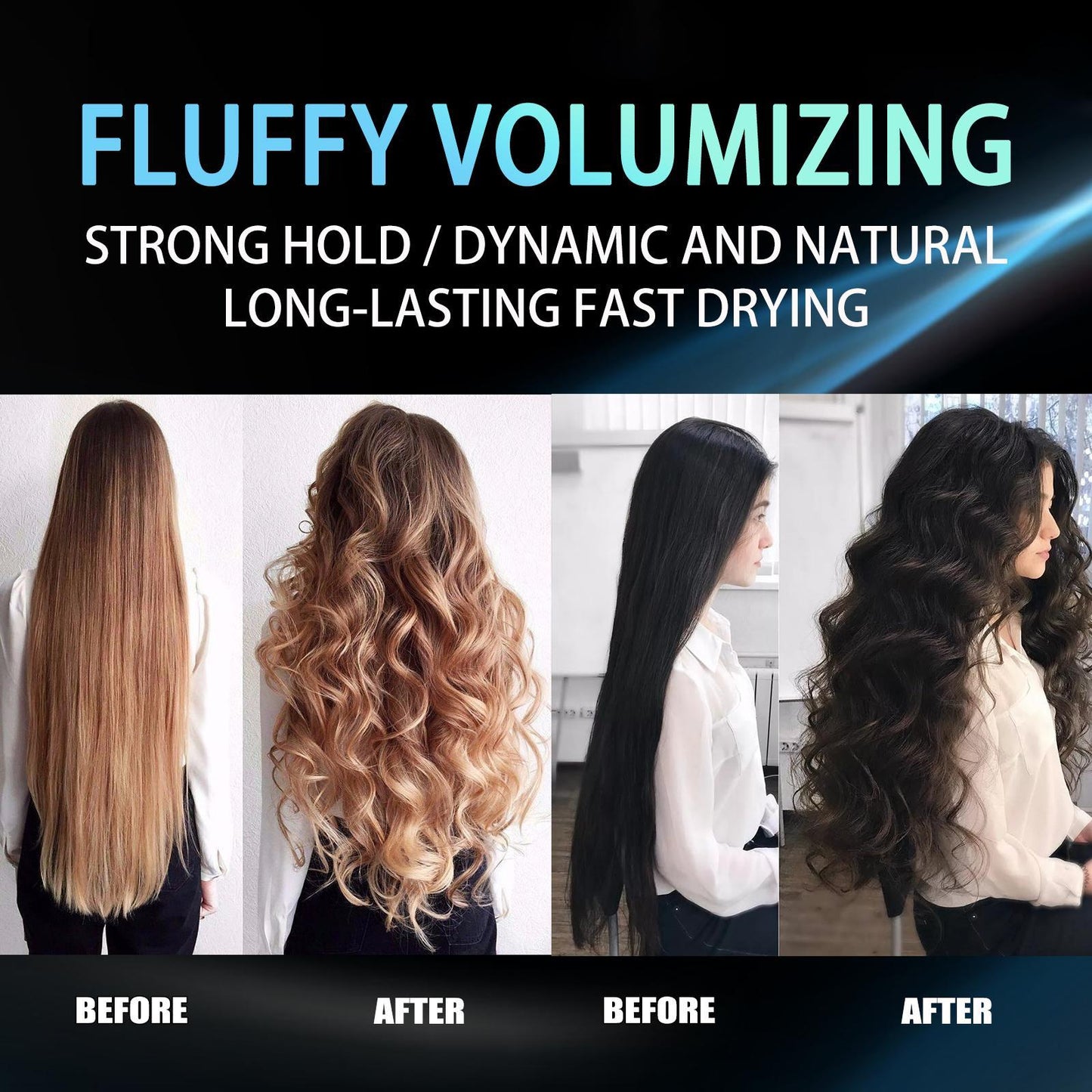 Hair Setting Spray - Volumizing  Moisturizing Styling Spray With Niacinamide,