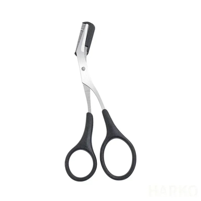 Eyebrow Scissors  with Comb Stainless Steel Makeup Tools Beauty Scissors