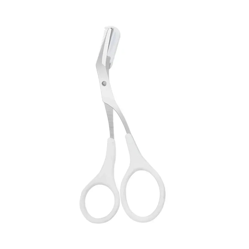 Eyebrow Scissors  with Comb Stainless Steel Makeup Tools Beauty Scissors